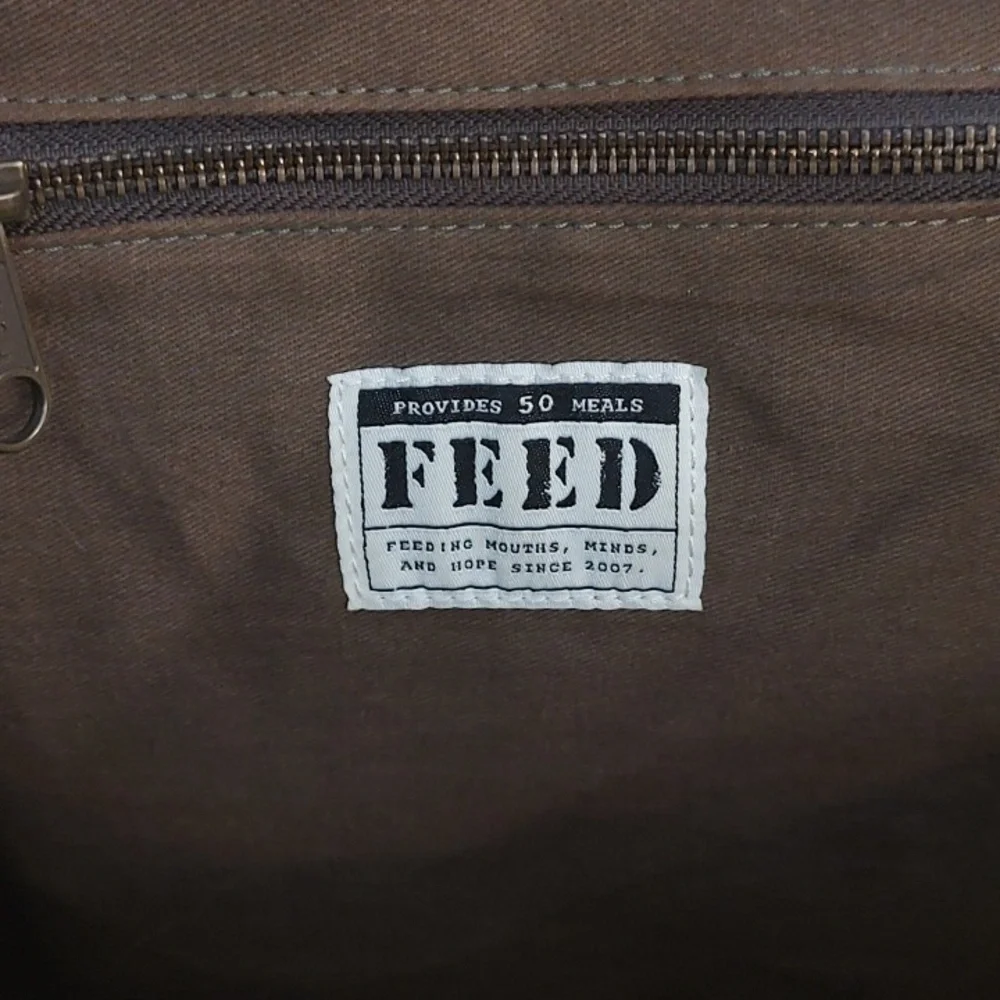FEED Tote •Olive Green•Used - Picture 11 of 13